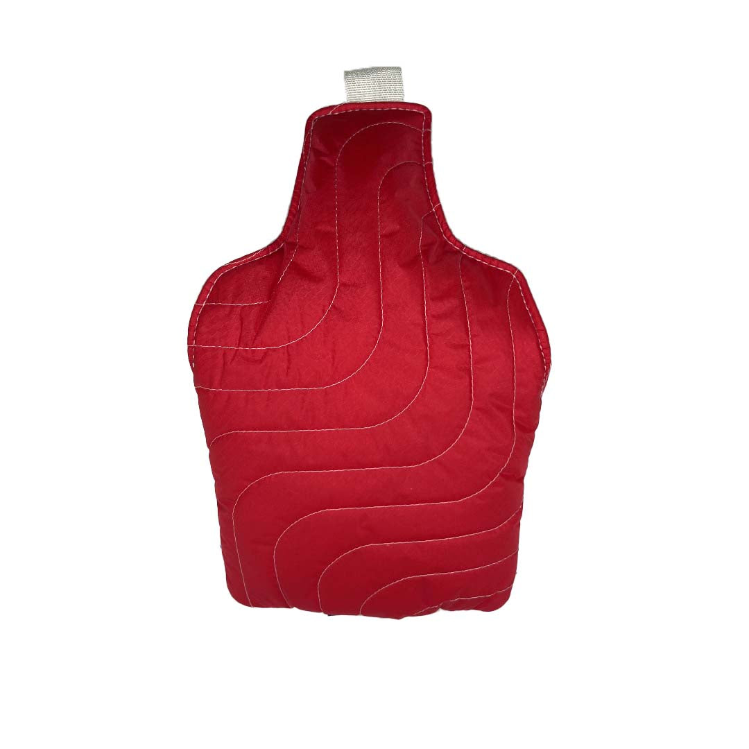 Topo Quilted Mallet Cover- Red